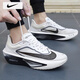 耐克（NIKE）男鞋 25秋季新款ZOOM FLY 6運(yùn)動鞋緩震透氣網(wǎng)面鞋健身休閑跑步鞋 【全掌碳板+ZoomX】幻影灰白/曬圖退10 42.5 （內(nèi)長270mm）