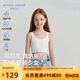 愛(ài)慕少女少女文胸女大童發(fā)育期奶皮抗菌一階段中長(cháng)背心AJ115F411一階段150