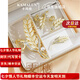卡瑪倫麥穗發(fā)夾2025后腦勺鯊魚夾發(fā)卡頭飾送女友老婆七夕情人節(jié)禮物生日 金麥穗發(fā)夾胸針禮盒（可刻字）