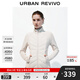 UR2025秋季新款女裝休閑簡(jiǎn)約絎縫收腰羽絨服外套UWM150038 淺灰 M