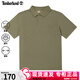 Timberland添柏嵐短袖男T恤夏季戶外運(yùn)動寬松透氣翻領(lǐng)半袖上衣休閑polo衫 軍綠色 A2ND5590 M 175