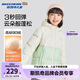 Skechers斯凱奇兒童羽絨服男女大童保暖防寒冬裝短款連帽外套L424K094