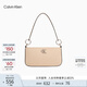 Calvin Klein時(shí)尚腋下包禮物通勤洋氣包包金屬字母拉鏈CK女包單肩法棍包DH3237