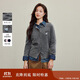 茵曼萌趣刺繡拉毛針織開(kāi)衫2025秋女裝新款長(cháng)袖毛衣外套 花灰色 M