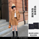 薩拉維夫（SLLAVIF）品牌時(shí)尚套裝女2025新款春夏秋季美拉德穿搭一整套百褶裙兩件套 鹿皮絨 上衣+裙褲 兩件套 S