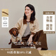 茵曼巴恩風(fēng)牛仔夾克外套2025秋女裝新款落肩袖上衣 古杏色 S