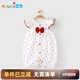 優(yōu)奇女嬰夏裝莫代爾嬰兒短袖連體衣服夏季薄款女寶寶夏天甜美可愛哈衣