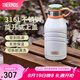 膳魔師（THERMOS）保溫杯戶外露營旅行便攜燜燒罐大容量保溫瓶大肚壺TSK2 山野綠 990ml 保溫壺
