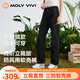 MOLY VIVI立裁沖鋒軟殼褲女秋冬防風(fēng)防雨水戶(hù)外徒步運動(dòng)褲登山褲魔力薇薇 經(jīng)典黑（春夏薄款 透氣清爽） XL