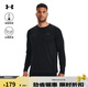 安德瑪（UNDERARMOUR）秋冬Tech男子訓練運動(dòng)長(cháng)袖T恤1328496 黑色001 L