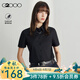 G20002025新款女士親膚時(shí)尚修身通勤百搭襯衫平紋免燙易打理質(zhì)感襯衣女 平紋-黑色-短袖 38