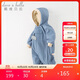 戴維貝拉【商場(chǎng)同款】冬裝嬰兒衣服寶寶加絨加厚連體衣男寶服女寶