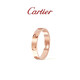 卡地亞（Cartier ）LOVE系列18K玫瑰金色窄版LOVE戒指單枚 B4085200-51
