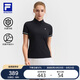 FILA 斐樂官方女子針織短袖POLO衫2025夏季新款網(wǎng)球運(yùn)動(dòng)防曬上衣