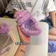 帕提拉傳音海螺diy材料包手工制作可錄音的毛絨公仔送情侶閨蜜表白禮物 紫色海螺材料包+錄音器【全套材料包】