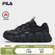 FILA 斐樂(lè )官方男鞋加絨可頌鞋面包老爹鞋運動(dòng)鞋2025冬季休閑鞋