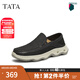 他她（TATA）2025夏商場(chǎng)同款時(shí)尚百搭厚底男鞋新款OCW04BM5 黑色 40