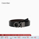 Calvin Klein Jeans男士商務(wù)休閑雙面用ck字母金屬扣孔腰帶節日禮物HC0593
