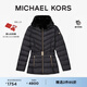 MICHAEL KORS邁克高仕 MK【七夕禮物】女士中長款收腰羽絨服 黑色 001 XS
