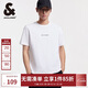 杰克·瓊斯（JACK&JONES） 純棉休閑時(shí)尚趣味字母印花簡(jiǎn)約百搭舒適上衣T恤男裝225101027