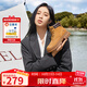 駱駝（CAMEL）大黃靴女都市戶外四季可穿系帶工裝靴馬丁靴 L23W307016 黃棕 38