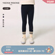 Teenie Weenie Kids小熊童裝25夏季新款女童百搭撞色印花打底褲 藏青色 150
