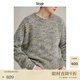 旅途原品ltyp 康寶萊羊駝羊毛彩點(diǎn)花紗毛衣/開(kāi)衫秋季慵懶風(fēng)時(shí)尚女 毛衣-灰色底-彩點(diǎn)紗 M