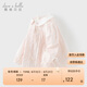 戴維貝拉【商場(chǎng)同款】?jì)和r衫春裝女童甜美棉印花襯衣