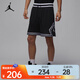 耐克（NIKE）Jordan Sport Dri-FIT Diamond 男子速干網(wǎng)眼布短褲 HF9911-010 XL