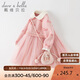 戴維貝拉（DAVE＆BELLA）Hello Kitty聯(lián)名戴維貝拉女童連衣裙秋冬童裝國風(fēng)裙子