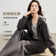 韓都衣舍【輕氧休閑風(fēng)】衛衣褲子兩件套2025春秋時(shí)尚顯瘦通勤百搭套裝