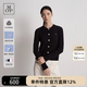 Marc O'Polo/MOP 25新款羊毛混紡顯瘦高端外搭針織衫女士開(kāi)衫外套 藏青899 XS