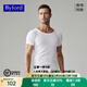 百富（BYFORD）男士圓領(lǐng)打底衫棉針織內(nèi)衣短袖T恤男通勤打底上衣休閑汗衫MW8824 MW8822白色-低領(lǐng)-無(wú)LOGO收身 L