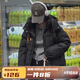 莞町青少年羽絨棉服初中生女款12-15歲女孩棉服外套2025年新款棉襖 黑色 165 M 適合100-115斤