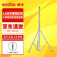 神牛（Godox） 攝影燈架影室閃光燈支架外拍便攜拍攝三腳架2米+2.8米全金屬橫臂魔術(shù)腿加粗燈架 2.8米不銹鋼燈架