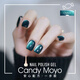 CandyMoyo一步膠甲油膠三合一烤燈手腳指甲油不可撕拉梵綠