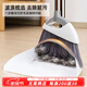 愛(ài)麗思（IRIS） 掃把簸箕套裝組合家用軟毛魔術(shù)笤帚不粘毛發(fā)掃地掃帚神器愛(ài)麗絲 掃把簸箕套裝【灰色】加長(cháng)款