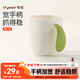 世喜敞口杯喝水喝奶 兒童漱口杯子寶寶刷牙杯 一杯三用