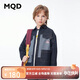 MQD馬騎頓童裝男童牛仔襯衫24年學(xué)院感兒童襯衣外套 原牛仔色 150cm