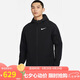 耐克(NIKE)男春秋連帽夾克外套 休閑運(yùn)動(dòng) 潮流百搭DQ6594-010黑色XL