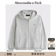 ABERCROMBIE & FITCH男裝女裝情侶裝25春季經(jīng)典小麋鹿運(yùn)動(dòng)風(fēng)寬松連帽衛(wèi)衣KI122-5251 淺麻灰色 M (180/100A)