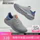 斯凱奇（Skechers）男鞋秋季軟底輕便運動(dòng)跑步鞋厚底休閑健步鞋65867