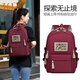 361°雙肩包男女大容量簡(jiǎn)約百搭學(xué)院風(fēng)書(shū)包休閑時(shí)尚輕便通勤紅色