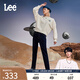 Lee【張凌赫代言】標準413高腰標準小直腳清水洗女牛仔長褲休閑潮 清水洗(26褲長) 26(100-110斤可選)
