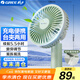 格力（GREE）USB可充電風(fēng)扇臺式手持迷你桌面小風(fēng)扇便攜辦公戶外露營辦公室家用臺夾扇電扇FSTZ-1201A6