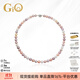 GiO珠寶 彩色淡水珍珠項鏈珠串毛衣鏈生日禮物送老婆 6.5-7.5mm 43cm