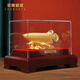 菲斯鉑亞絨沙金工藝品金龍魚(yú)擺件客廳玄關(guān)電視柜收銀臺裝飾品長(cháng)輩喬遷開(kāi)業(yè) 招財金龍魚(yú)【小號】24*15.5*18cm