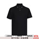 阿瑪尼（ARMANI）奢品男裝商務(wù)通勤男士休閑短袖POLO衫保稅倉發(fā) EM001081 AF10497 黑色 2XL