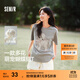 森馬（Semir）短袖t恤女中長(cháng)款寬松可愛(ài)小羊印花2025夏新款狗狗印花純棉套頭衫 中花灰00513-可愛(ài)小羊 XL
