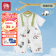 愛(ài)貝迪拉嬰兒衣服連體短袖半袖春夏薄款幼兒小孩開(kāi)空調男寶寶女外出短褲 【春夏連體衣】熊貓樂(lè )園 73cm （建議16-20斤）